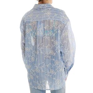 CAMICIA FANTASIA AZZURRO